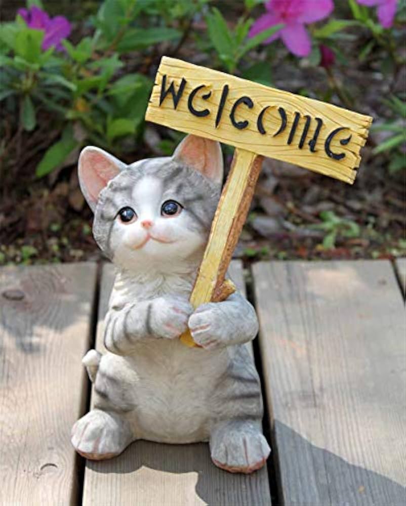 可愛い猫ちゃんの置き物 Amazon.co.jp: JAnjiaLxY セラミックねこの置物 かわいい ネコ